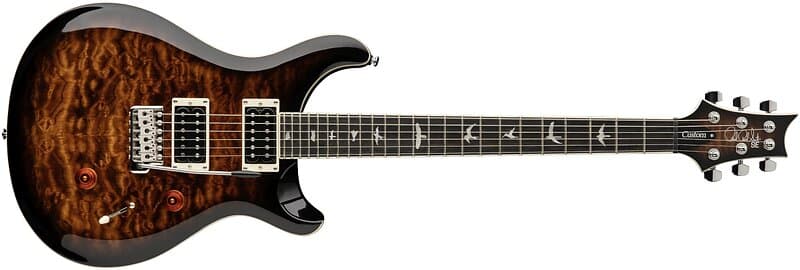 PRS SE Custom24 Quilt Black Gold Burst