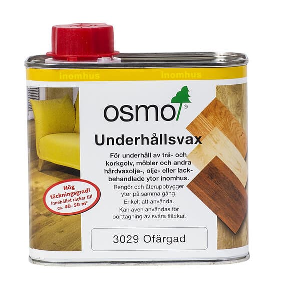 Osmo 3029 Underhållsvax Ofärgad 0,5 Lit
