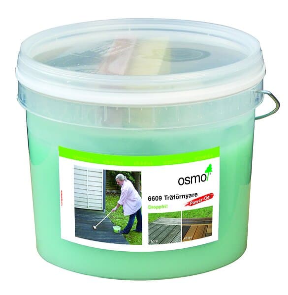 Osmo 6609 Powergel med borste Ofärgad 2,5 Lit