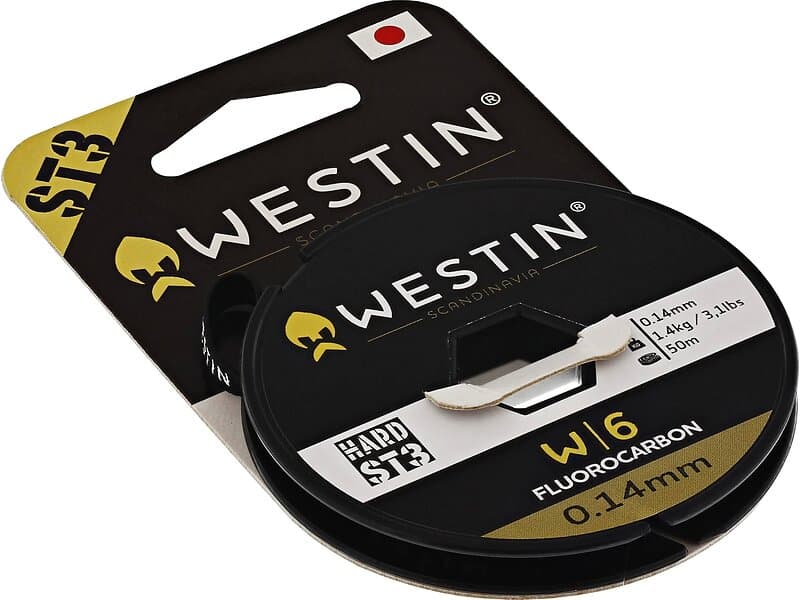 Westin Fishing W6 ST3 Fluorocarbon 35m 0,343mm 7,9kg 17,3lbs Clear