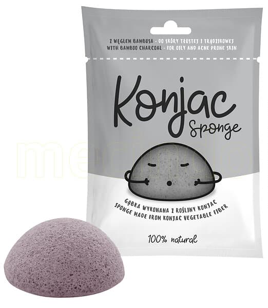 Konjac Sponge Black For Oily And Impure Skin