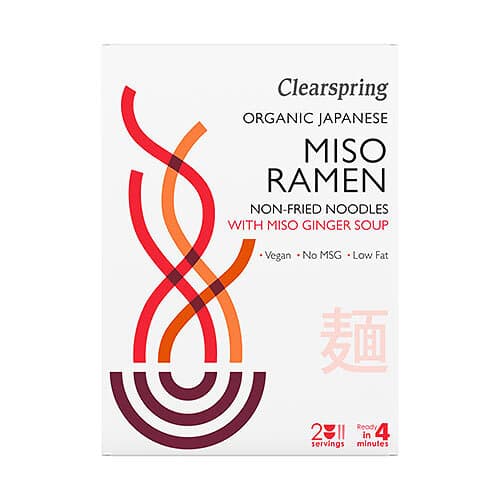 Clearspring Ramen nudlar med Miso- & Ingefärssoppa Ø 1 Paket