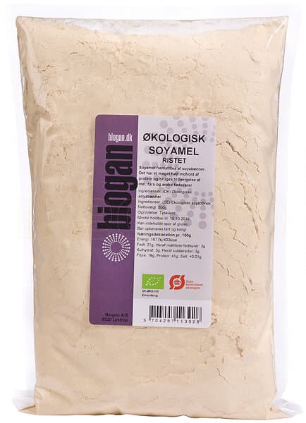 Biogan Sojamjöl Rostat Ekologisk 500g