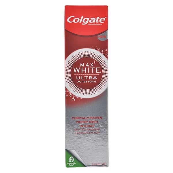 Colgate Tandkräm Max White Ultra Active Foam 75ml