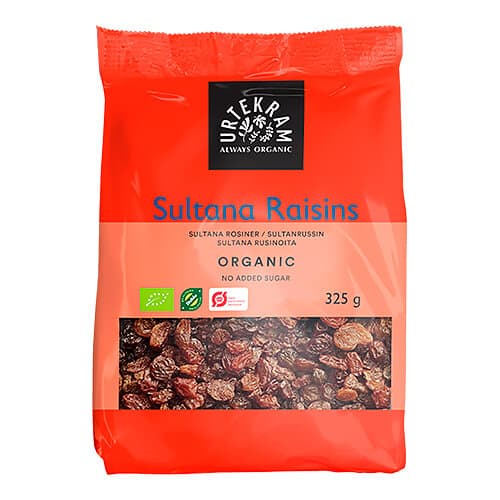 Urtekram Russin Sultan EKO 325g