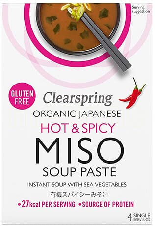 Clearspring Instant Miso Soppa Hot & Spicy EKO 60g