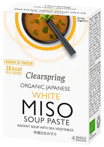 Clearspring Misosoppa Pasta Vit m. Tång Eko 60 Gram