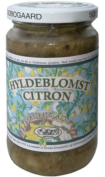 Søbogaard Fläder/Citron Marmelad EKO 400g