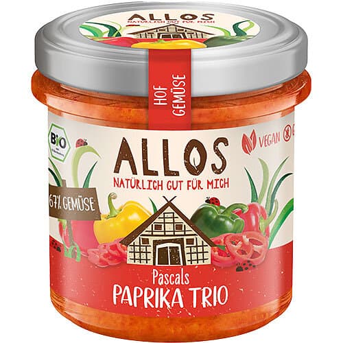 Allos Pålägg Paprika Trio EKO 135g