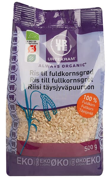 Urtekram Grötris Fullkorn Ekologisk 500g