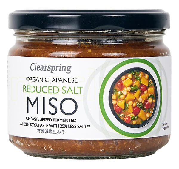 Clearspring Miso Brown Rice EKO Reducerat Salt, Opastöriserat 270g