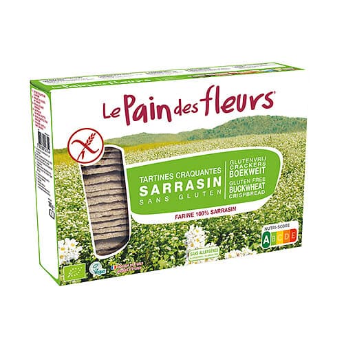 Le Pain De Fleurs Knäckebröd Bovete Glutenfritt Eko 300g