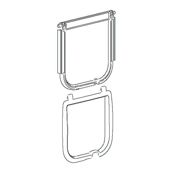 Ferplast Lucka 406 Swing 5, 7 & Microchip Transparent