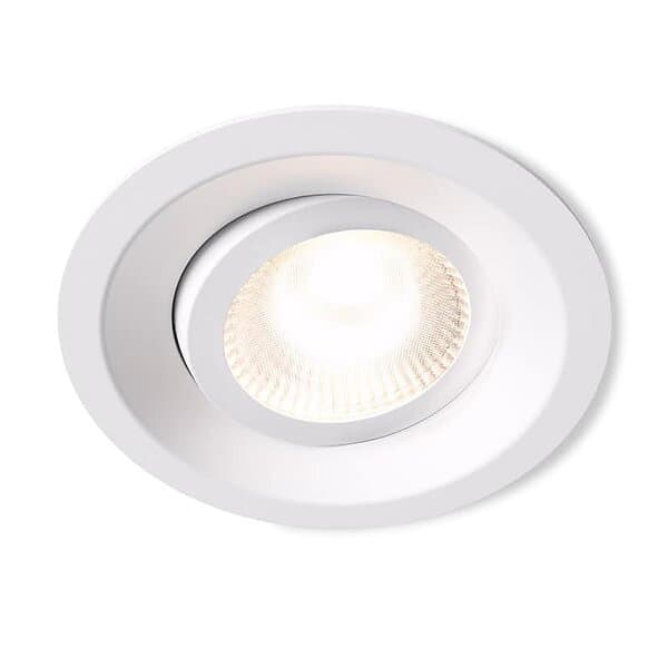 Plejd Downlight Tilt LED Spot 8W DWN-01 NEDLJUS SPOT 515LM 2,2-4K TILT VIT DWN-01-W