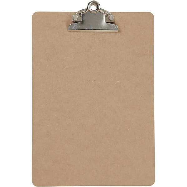 Creativ Company Clipboard/Ritunderlag Silver A5 148x210 mm Tjocklek 3 1 st Clipboard/ritunderlag, silver, A5, mm, tjocklek 26593