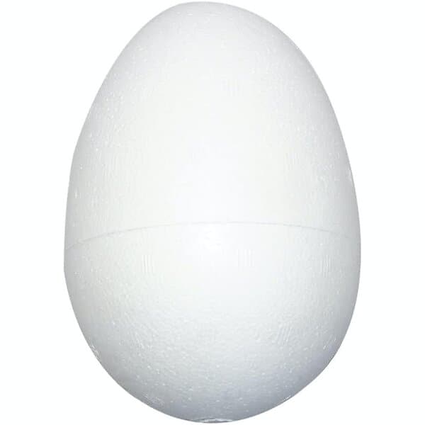 Creativ Company Lätta Ägg Vit 1 Förp Ägg, vit, H: 12 cm, 25 st./ förp. 54323