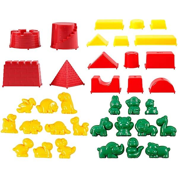 Creativ Company Sandformar Stl 3,5-9,5 cm 36 St/1 Förp Sandformar, stl. cm, st./ 1 förp. 78275