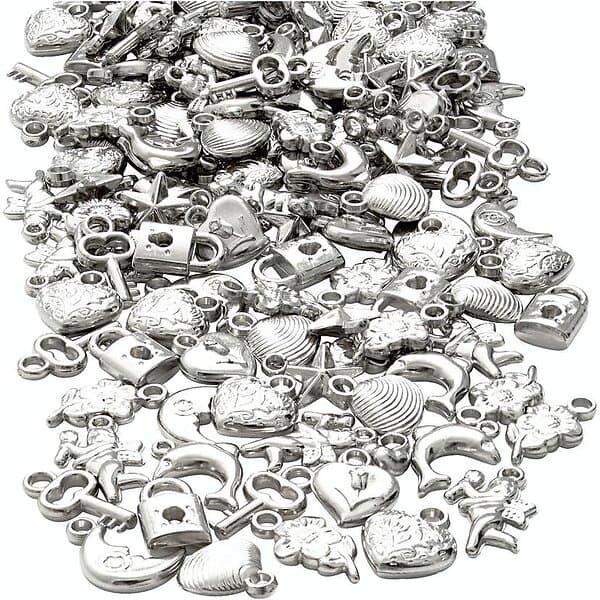 Creativ Company Silverberlocker 15-20 mm Hål 3 80g Silverberlocker, stl. mm, Hålstl. g/ 1 förp. 63842