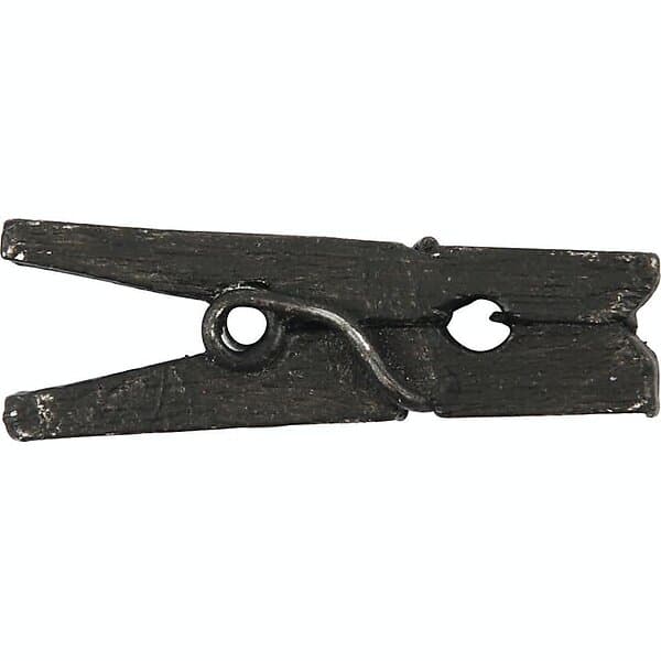 Creativ Company Klädnypor Mini 25x3 mm 36 st/1 Förp klädnypor, svart, L: 25 mm, B: 3 st./ 1 förp. 56447