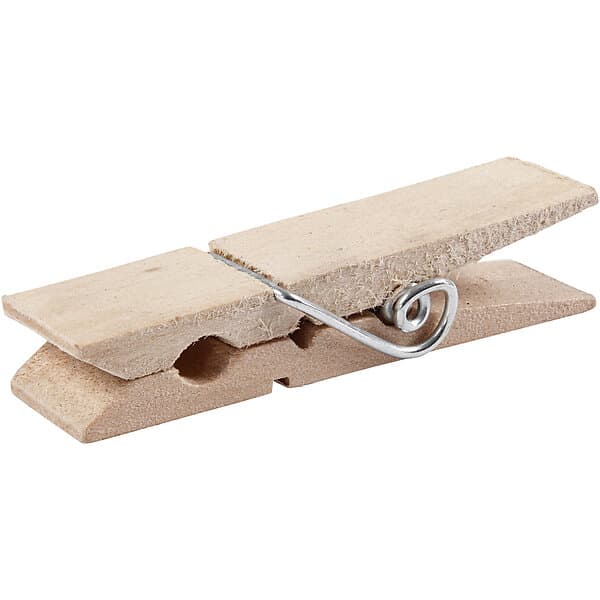 Creativ Company Klädnypor 7,2x2 cm 1 Förp Klädnypor, L: 7,2 cm, B: 2 10 st./ förp. 564570