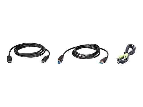 Aten Usb Displayport Kvm Kabelkit 1,8m 2L-7D02UDPX3