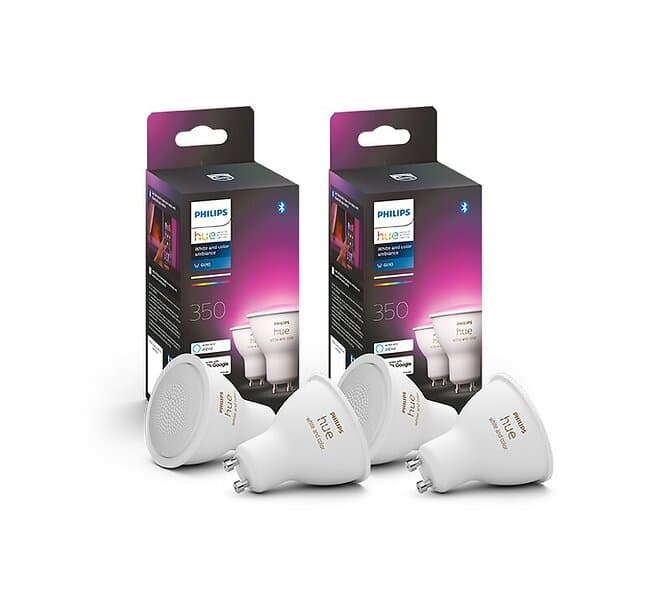 Philips Hue White and Color Ambience 4,3W GU10 4-pack
