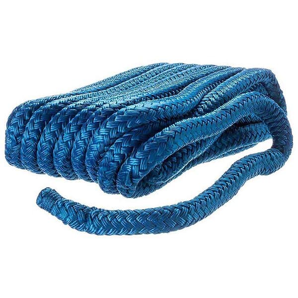 Seachoice Double Braid Dock Rope 7,6 M Blå 3/8´´