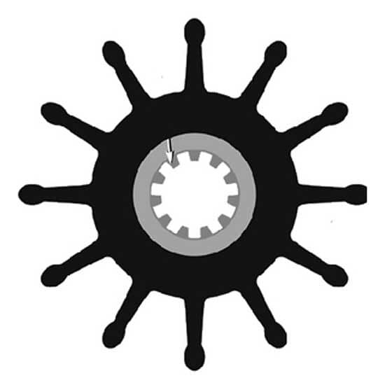 Sherwood 27000k Impeller Kit Svart 73 mm