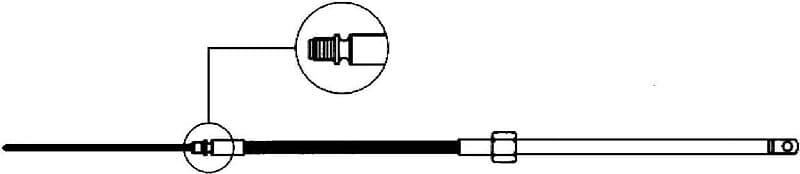 Ultraflex M58 Rudder Cable Silver 12´