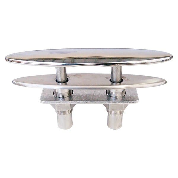 Marine Town Stainless Steel Retractable Mooring Cleat Silver 114 mm