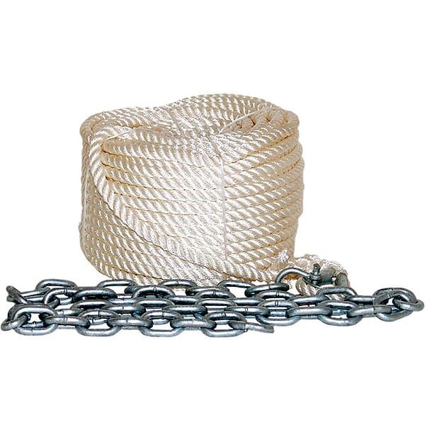 Prosea 50 M Anchoring Cape With Chain Silver 8 mm