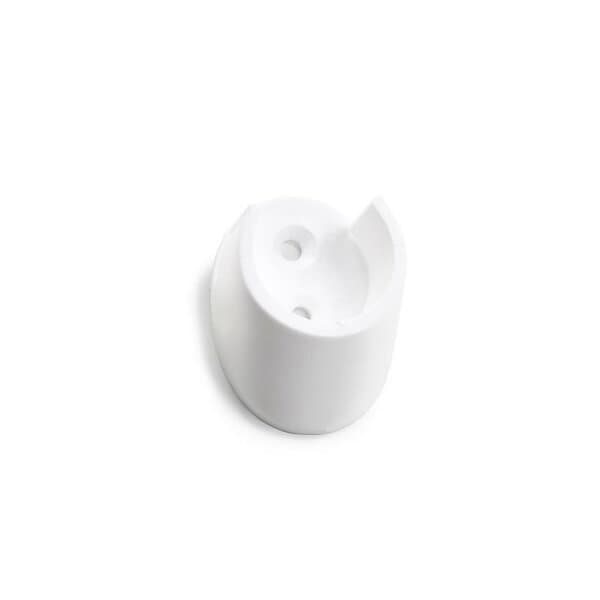 Habo Rörhållare 240 Plast Vit 42 mm 2st, 50526