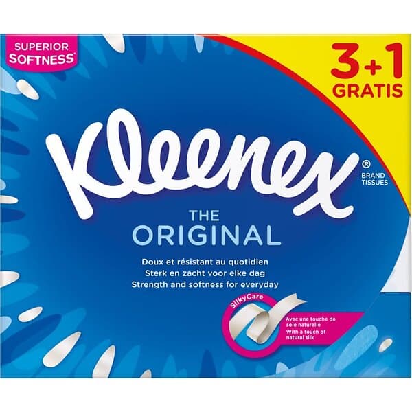 Kleenex Original Box pappersnäsdukar 3+1 72 st. female