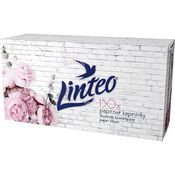 PCS Linteo Paper Tissues Two-ply Paper, 150 per box pappersnäsdukar st. female