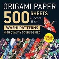 Origami Paper 500 sheets Japanese Washi Patterns 6' (15 cm)