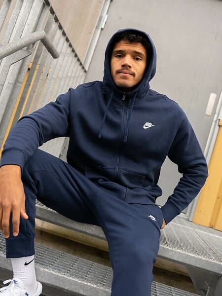 Nike Sportswear Club Full-Zip Hoodie (Herr)