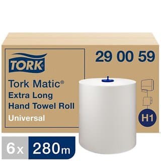 TORK Pappershandduk H1 Matic Uni 1-lg 210mm x 280m