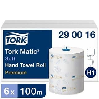 TORK Pappershandduk H1 Matic Prem 2-lg 210mm x 100m