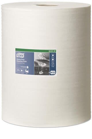 TORK rulle W1/2/3 Kraftig 1-lag vit 32cm x 106m