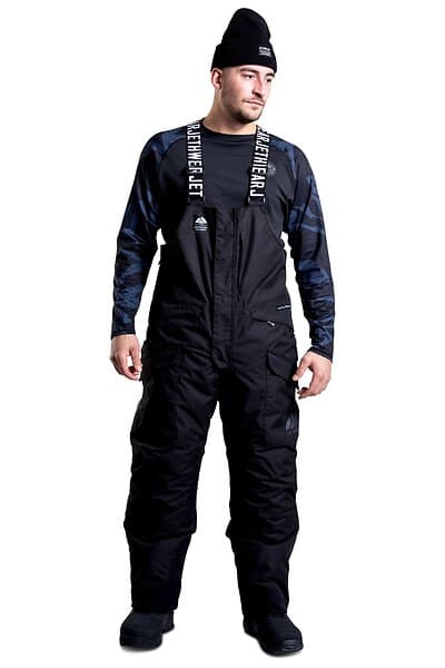 Jethwear Pro Bib Shell Skoterbyxor Svart