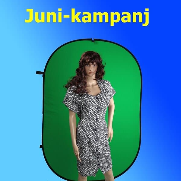 FB BAKGRUND IHOPFÄLLBAR 1,5X2,1M CHROMAKEY