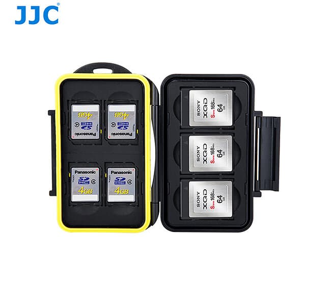JJC FODRAL FÖR 3ST XQD/CF EXPRESS 4ST SD-KORT