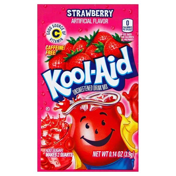 Kool-Aid Soft Drink Mix Jordgubb 3,9g