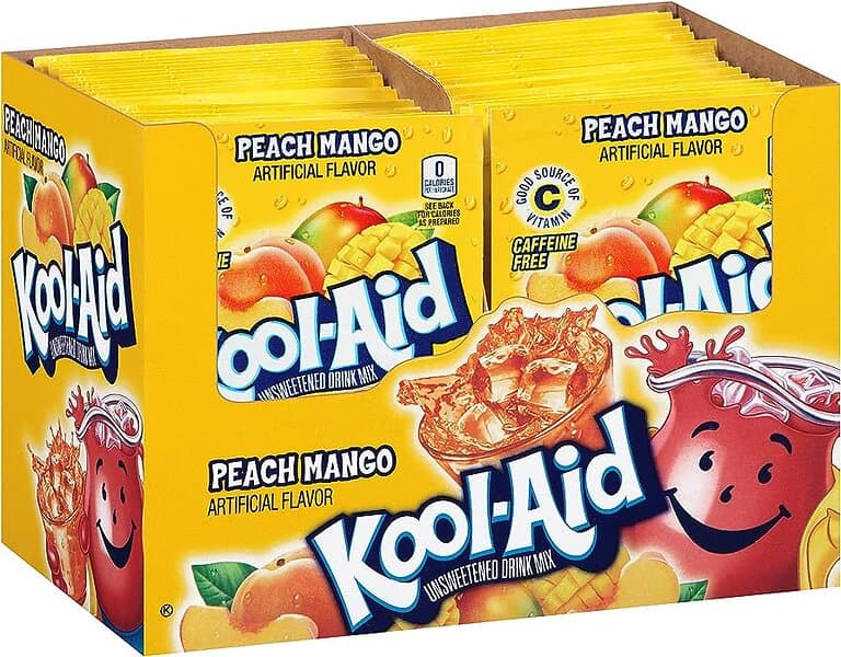 Kool-Aid Soft Drink Mix Peach Mango 4g x 48st