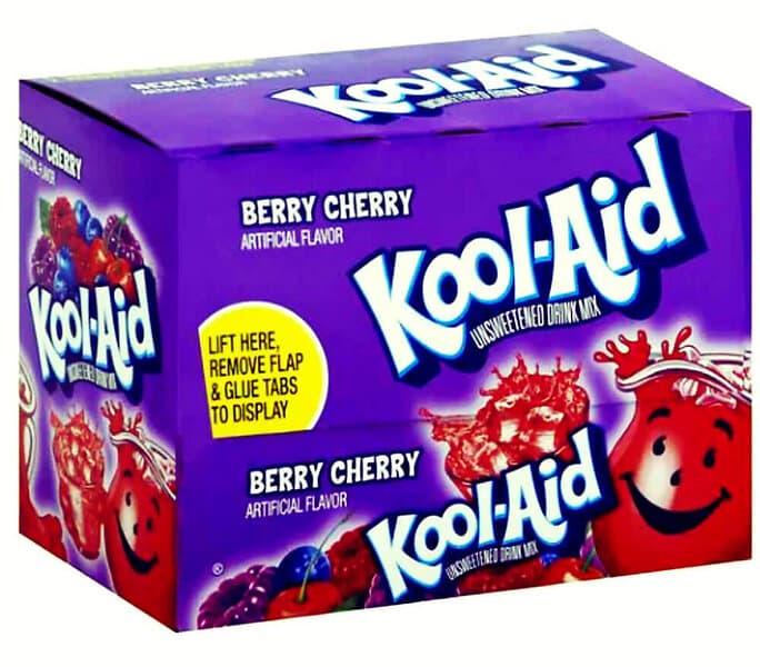 Kool-Aid Soft Drink Mix Berry Cherry x 48st