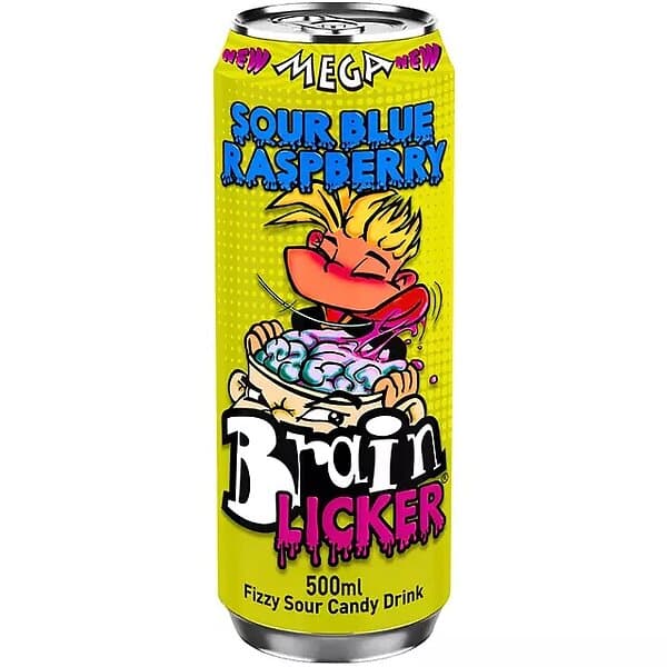 Brain Licker Sour Soda Blue Raspberry 50cl