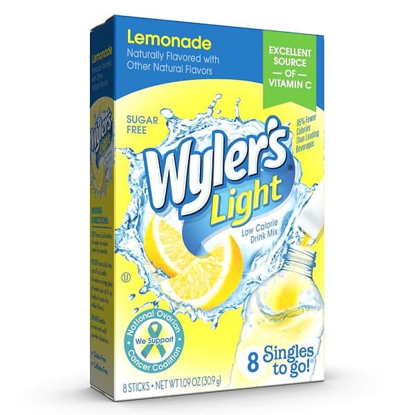 Wylers Light Singles To Go Lemonade