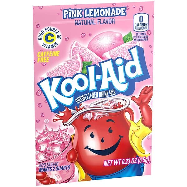 Kool-Aid Soft Drink Mix Pink Lemonade 6,5g