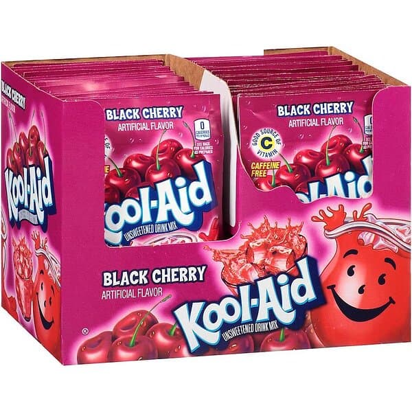 Kool-Aid Soft Drink Mix Black Cherry 3,6g x 48st