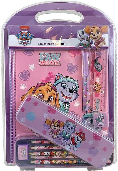 Paw Patrol Skrivset med Plåtask